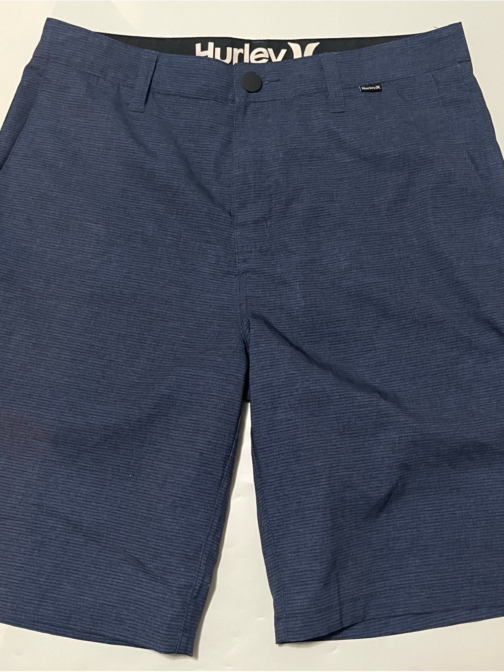 Hurley Men's Dark Navy Flat Front Shorts